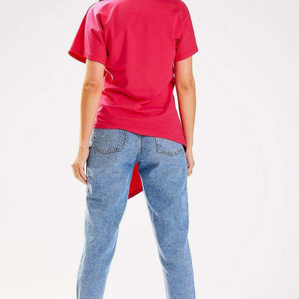 Stylish Asymmetrical Cotton Top for Ultimate Comfort - Très Elite