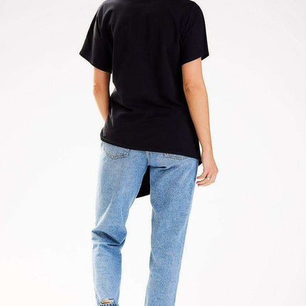 Stylish Asymmetrical Cotton Top for Ultimate Comfort - Très Elite