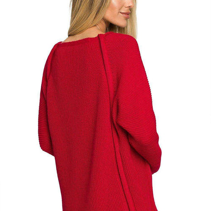 Stylish Button-Detail Raglan Sweater - Très Elite