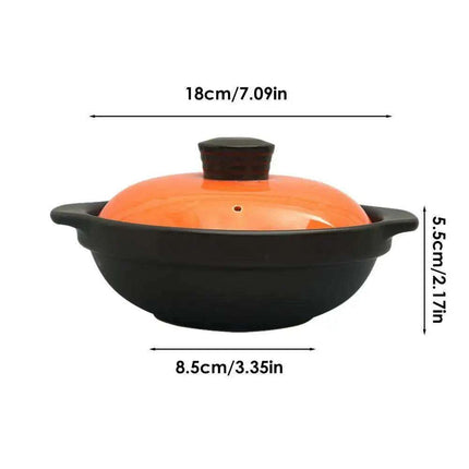 Stylish Ceramic Stew Pot for Gas Stoves - Practical Casserole with Lid for Easy Cooking - Très Elite