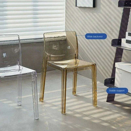 Stylish Clear Acrylic Dining Chairs - Modern Elegance for Your Space - Très Elite