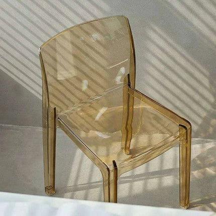 Stylish Clear Acrylic Dining Chairs - Modern Elegance for Your Space - Très Elite