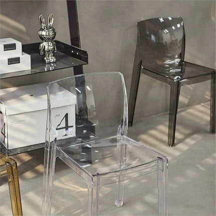 Stylish Clear Acrylic Dining Chairs - Modern Elegance for Your Space - Très Elite