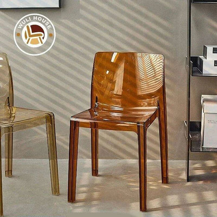 Stylish Clear Acrylic Dining Chairs - Modern Elegance for Your Space - Très Elite