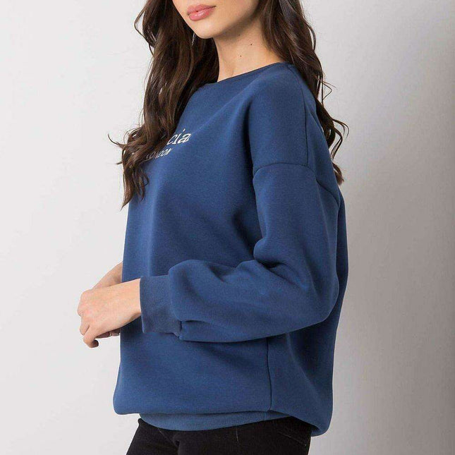 Stylish Comfort Inscribed Sweatshirt