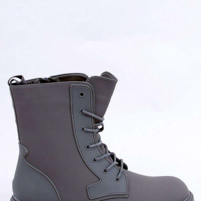 Stylish Comfort Lace-Up Heel Boots 171641