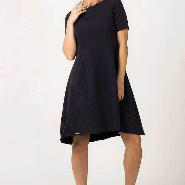 Stylish Comfort Sweatshirt Dress - Tessita Collection