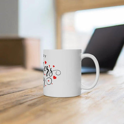 Stylish Contemporary Scales Ceramic Mug - A Thoughtful Mother's Day Gift for Coffee Enthusiasts