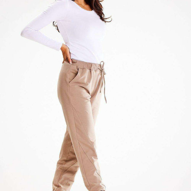 Stylish Cotton Blend Joggers with Adjustable Elastic Waist for Ultimate Comfort - Très Elite