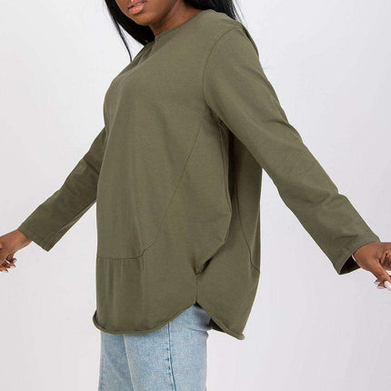 Stylish Cotton Blend Women's Top - Effortless Elegance and Comfort - Très Elite