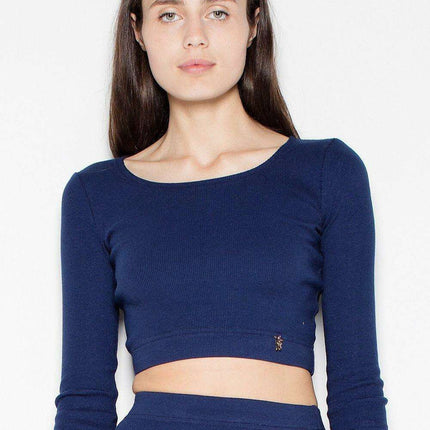 Stylish Cotton Crop Top and Pencil Skirt Set - Très Elite