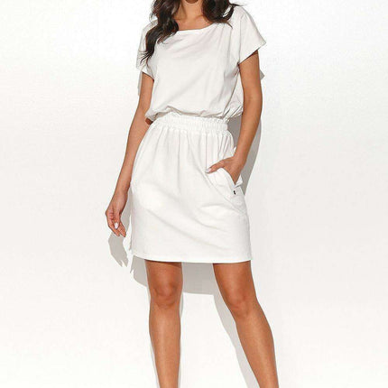 Stylish Cotton Spandex Casual Dress - Très Elite