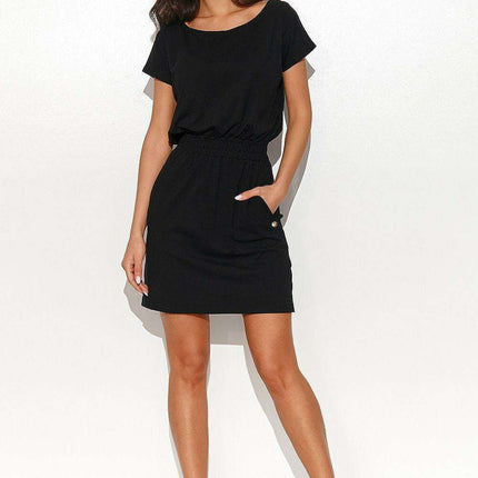 Stylish Cotton Spandex Casual Dress - Très Elite