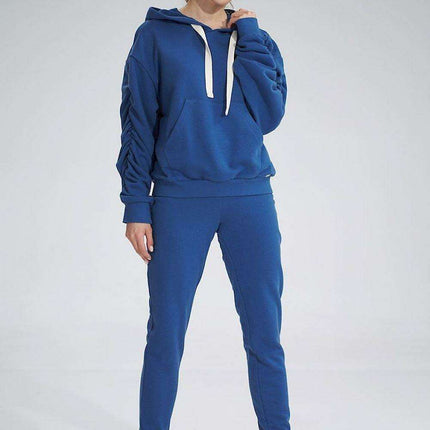 Stylish Cotton Tracksuit Trousers with Wide Elastic Waistband - Très Elite