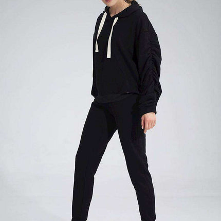 Stylish Cotton Tracksuit Trousers with Wide Elastic Waistband - Très Elite