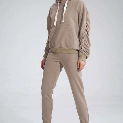 Stylish Cotton Tracksuit Trousers with Wide Elastic Waistband - Très Elite