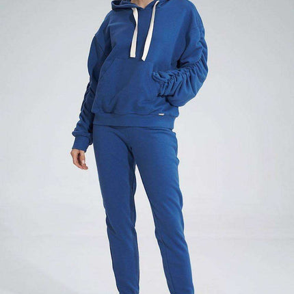 Stylish Cotton Tracksuit Trousers with Wide Elastic Waistband - Très Elite