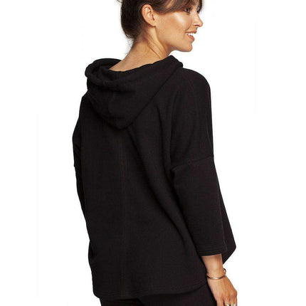 Stylish Cozy Knit Hooded Sweater by BeWear - Très Elite
