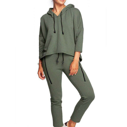 Stylish Cozy Knit Hooded Sweater by BeWear - Très Elite