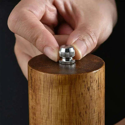 Stylish Customizable Wood Salt and Pepper Grinders - Elevate Your Cooking Experience - Très Elite