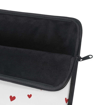 Stylish Dots: Sophisticated Laptop Case with Peekaboo Feature - Très Elite
