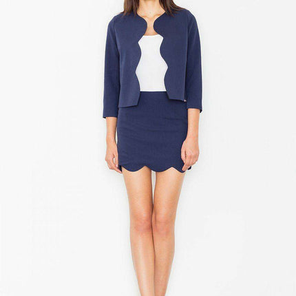 Stylish Duo: Sophisticated Jacket and Mini Skirt Set for Any Event - Très Elite