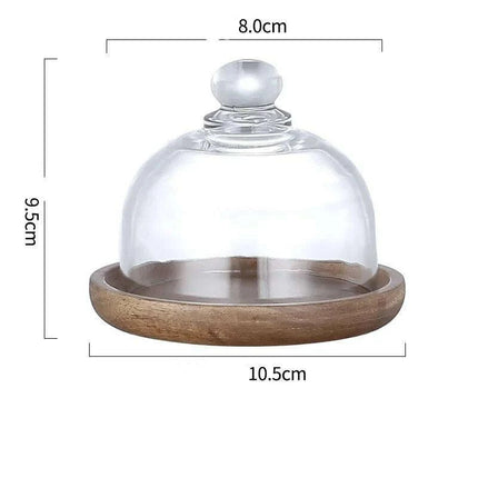 Stylish Eco-Friendly Glass Storage Jars with Acacia Wood Lids for Chic Kitchen Organization..