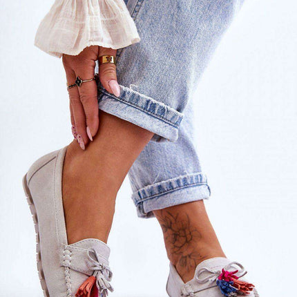 Stylish Eco-Friendly Suede Moccasins Model 181482 for Ultimate Comfort - Très Elite