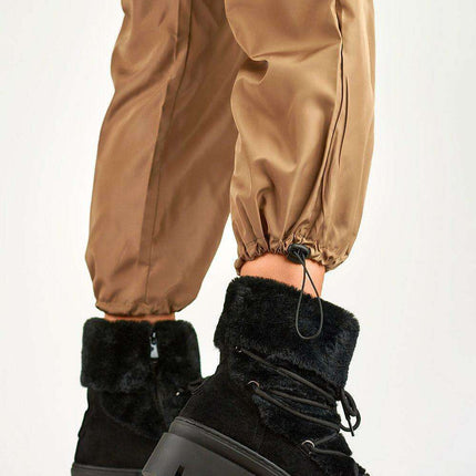 Stylish Eco-Friendly Winter Boots with Plush Fur Interior for Maximum Warmth - Très Elite