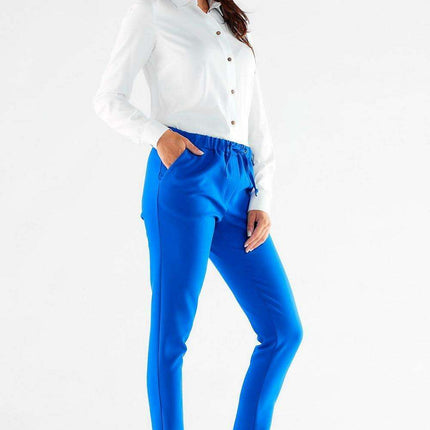 Stylish Elastic Waist Trousers for Women: Awama Collection - Très Elite