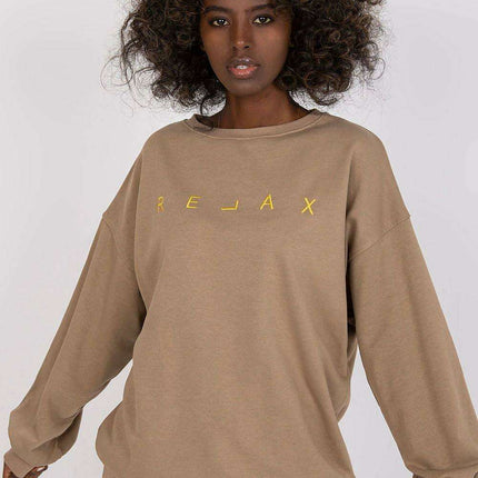 Stylish Embroidered Cotton-Poly Blend Women's Sweatshirt - Très Elite