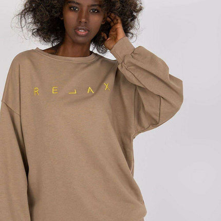 Stylish Embroidered Cotton-Poly Blend Women's Sweatshirt - Très Elite