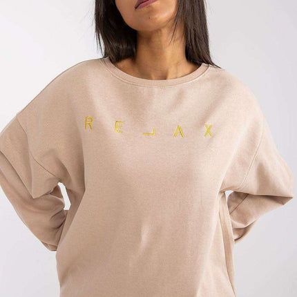 Stylish Embroidered Cotton-Poly Blend Women's Sweatshirt - Très Elite
