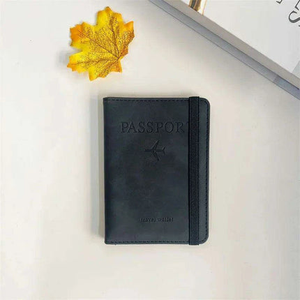 Stylish Genuine Leather RFID Passport Holder for Trendy Travelers - Très Elite