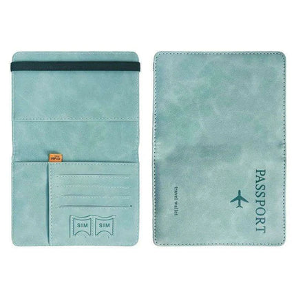 Stylish Genuine Leather RFID Passport Holder for Trendy Travelers - Très Elite
