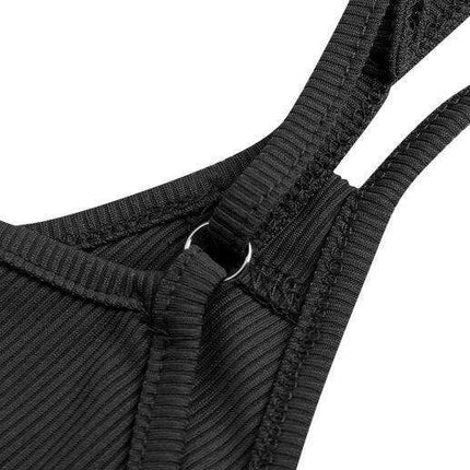 Stylish Halter Neck Mini Dress for Effortless Summer Elegance - Très Elite