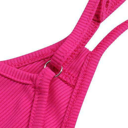 Stylish Halter Neck Mini Dress for Effortless Summer Elegance - Très Elite