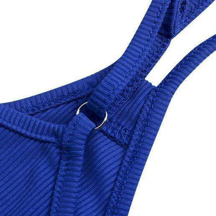 Stylish Halter Neck Mini Dress for Effortless Summer Elegance - Très Elite