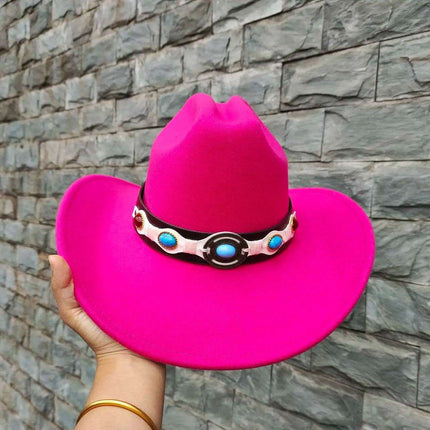 Stylish Handwoven Straw Cowboy Hat - Unisex Summer Sun Protection for 2023 - Très Elite