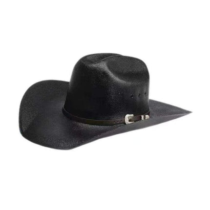 Stylish Handwoven Straw Cowboy Hat - Unisex Summer Sun Protection for 2023 - Très Elite
