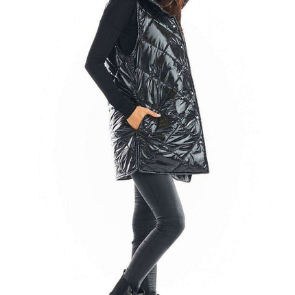 Stylish High Collar Quilted Sleeveless Vest for Women – Must-Have Autumn Layering in 4 Colors - Très Elite