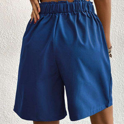 Stylish High-Waisted Button-Up Summer Shorts for Trendsetting Women - Très Elite