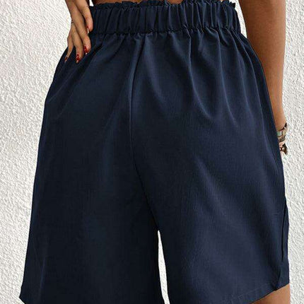 Stylish High-Waisted Button-Up Summer Shorts for Trendsetting Women - Très Elite