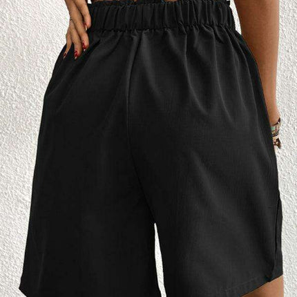 Stylish High-Waisted Button-Up Summer Shorts for Trendsetting Women - Très Elite