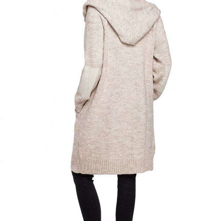 Stylish Hooded Cardigan with Distinctive Straps - Très Elite