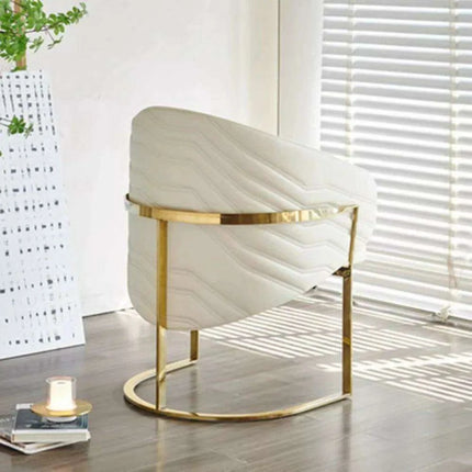 Stylish Italian Leather Dining Chairs with Durable Stainless Steel Base - Enhance Your Interior Elegance..