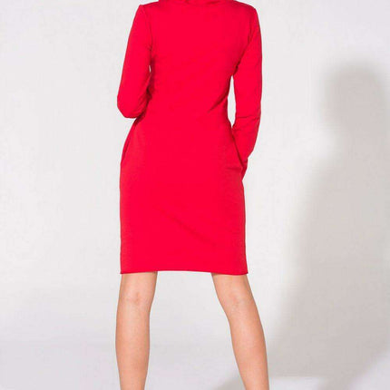 Stylish Knitted Daydress with Unique Chimney Pockets - Tessita Collection 61729 - Très Elite
