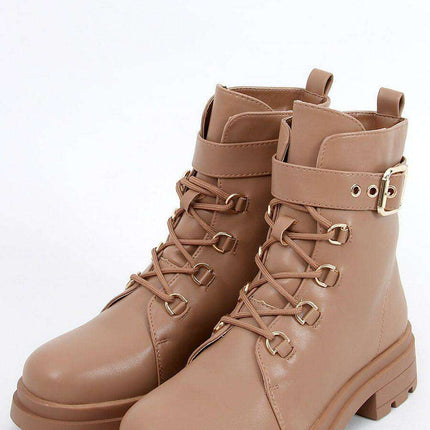 Stylish Lace-Up Ladies' Boots with Military Inspiration - Model 159462 - Très Elite