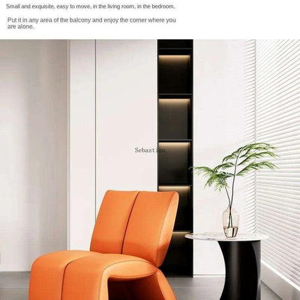 Stylish Leather Lounge Chair for Contemporary Living Areas - Très Elite