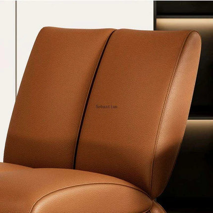 Stylish Leather Lounge Chair for Contemporary Living Areas - Très Elite